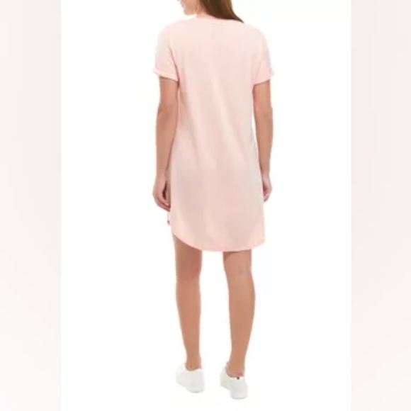 {Wonderly Studio} Women's Solid Short Sleeve Baby Terry Dress - Picture 5 of 6